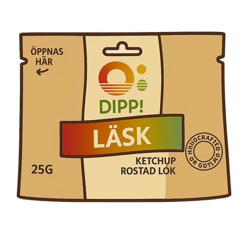 Läsk, Ketchup, rostad lök